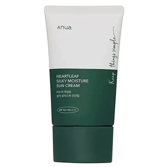 Anua Heartleaf Silky Moisture Sunscreen 50ml