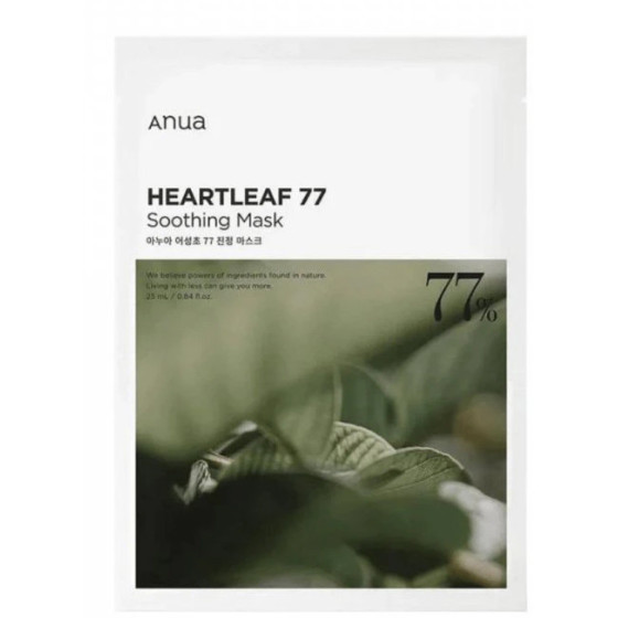 Anua Heartleaf 77% Soothing Sheet Mask 25ml