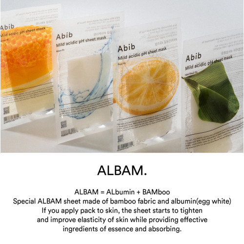 Abib Mild Acidic pH Sheet Mask Aqua Fit 30ml