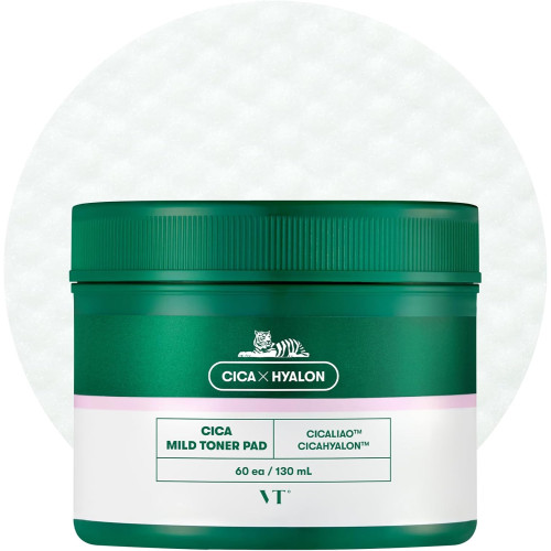 VT Cosmetics Cica Mild Toner Pad 60ks