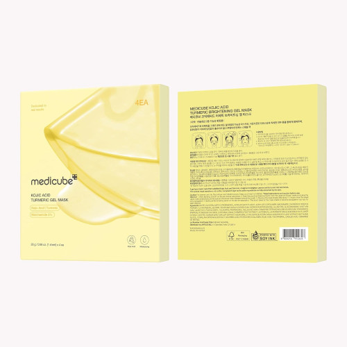 Medicube Kojic Acid Turmeric Brightening Gel Mask 4ks