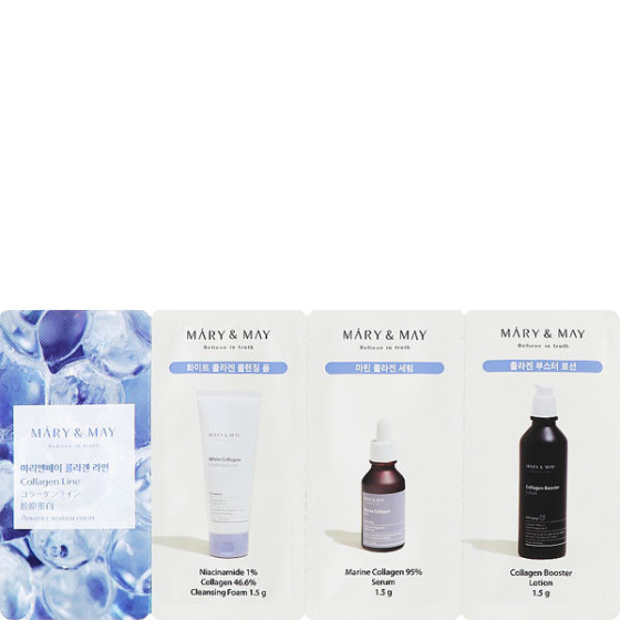 Mary & May - Collagen Line 3 Step Sachet Starter Kit – 3x1,5g