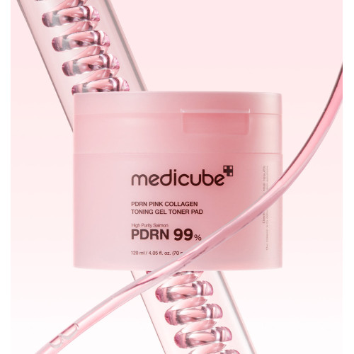 Medicube PDRN Pink Collagen Toning Gel Toner Pad 70ks