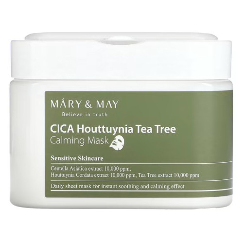 Mary & May Cica Houttuynia Tea Tree Calming Mask (30ea) 400ml