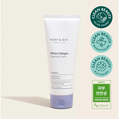 Mary & May White Collagen Cleansing Foam 150ml