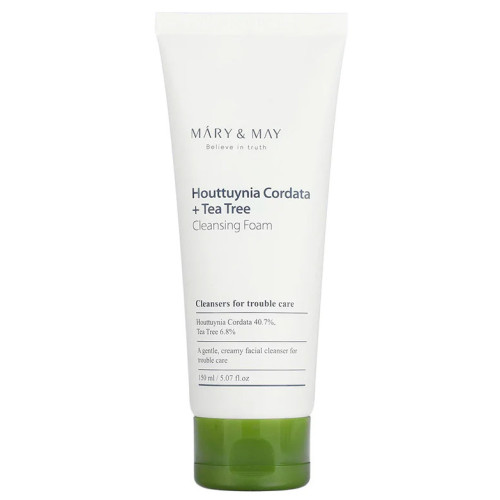 Mary & May Houttuynia Cordata + Tea Tree Cleansing Foam 150ml
