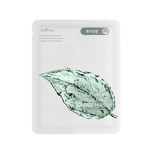 Isntree Mugwort Calming Gauze Mask 10x23g